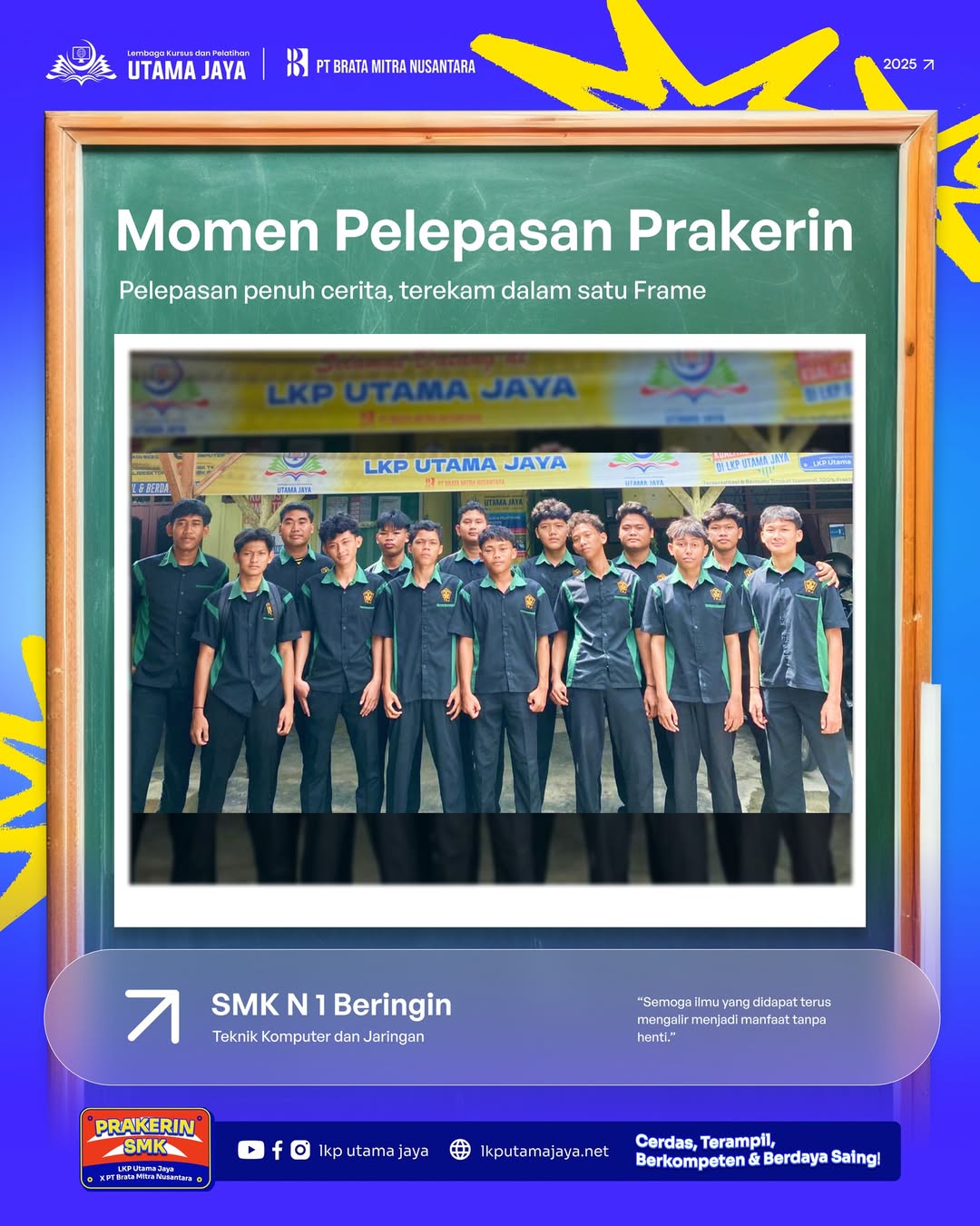 Pelepasan Peserta Didik Prakerin SMKN1 Beringin | TKJ