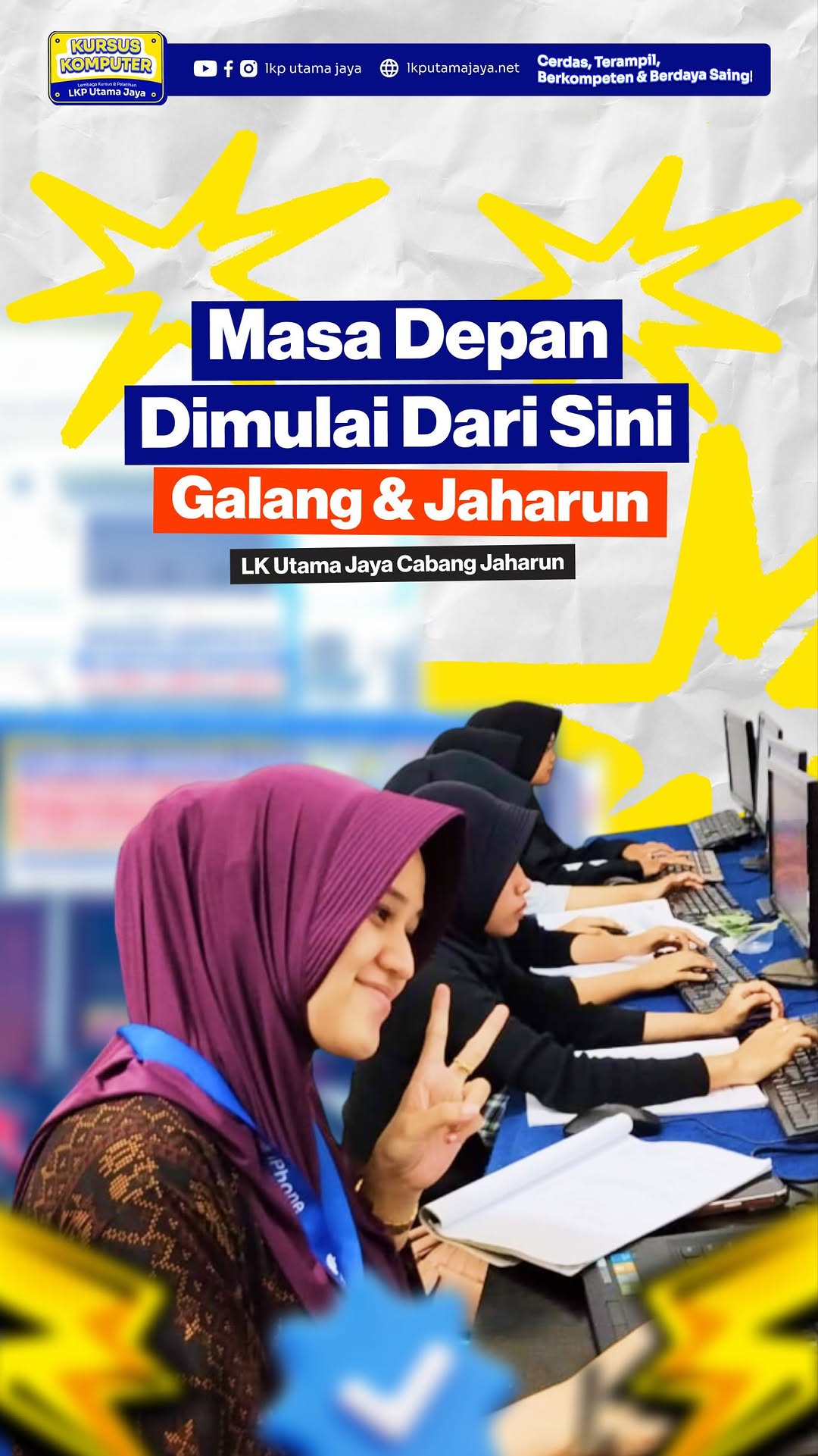 Program Pelatihan Komputer dan Bahasa Inggris di LKP Utama Jaya Cabang Jaharun