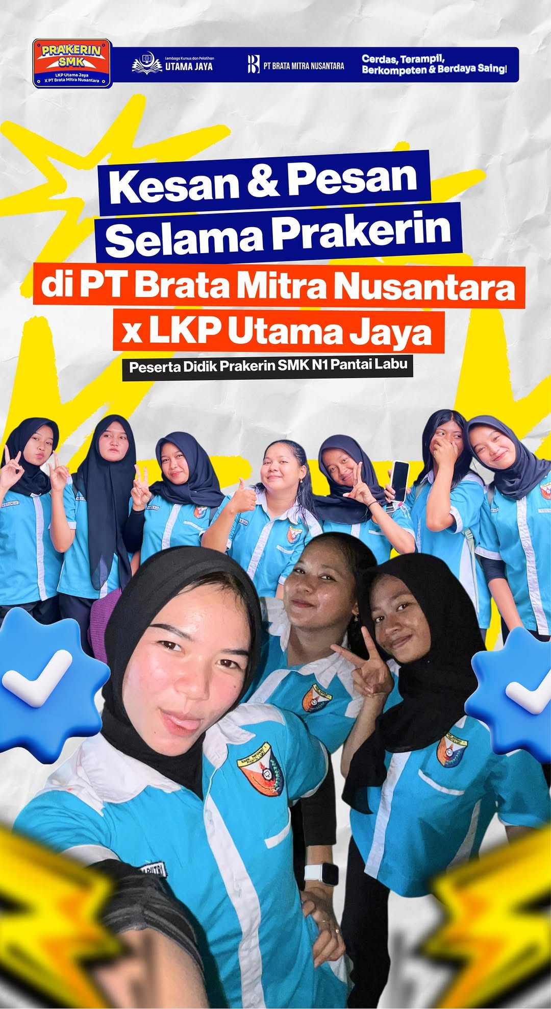 Siswa Ungkap Kesan dan Pesan Selama Prakerin di LKP Utama Jaya