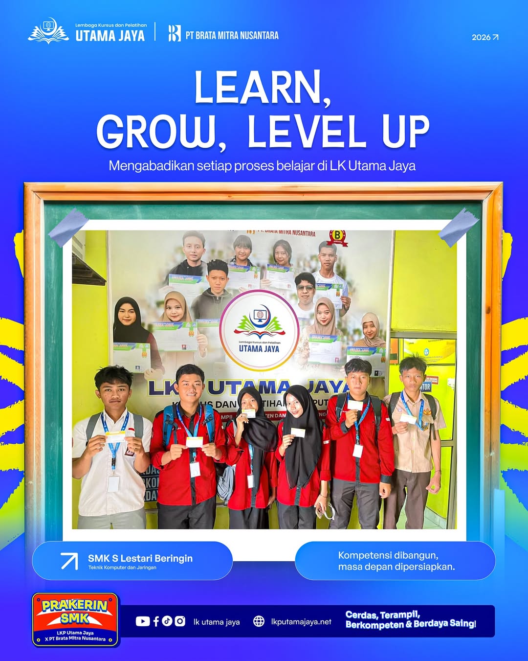 Late Post: Perkembangan Peserta Prakerin TKJ SMK Swasta Lestari Beringin
