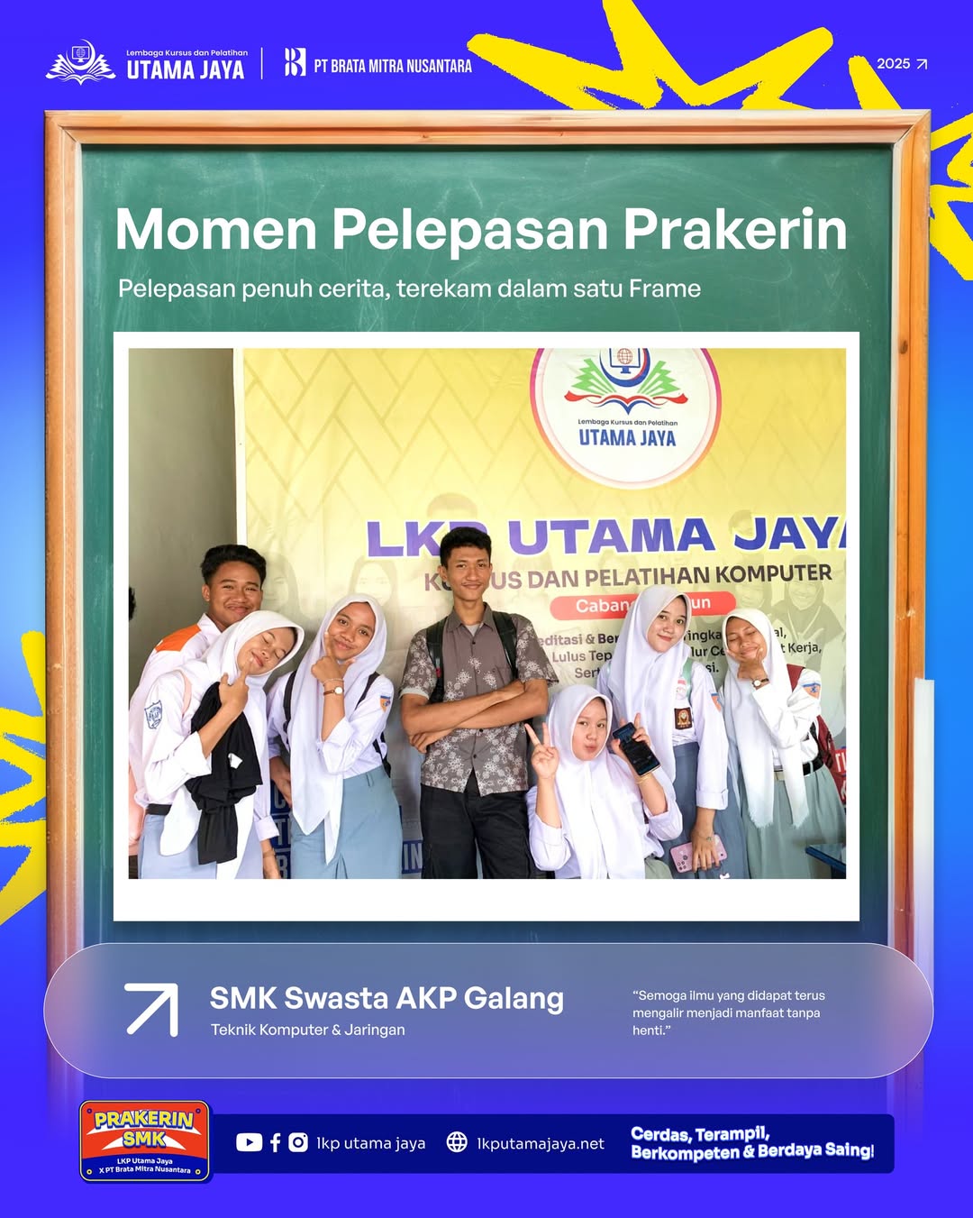 Pelepasan Peserta Didik Prakerin SMKS AKP Galang | Teknik Komputer Jaringan