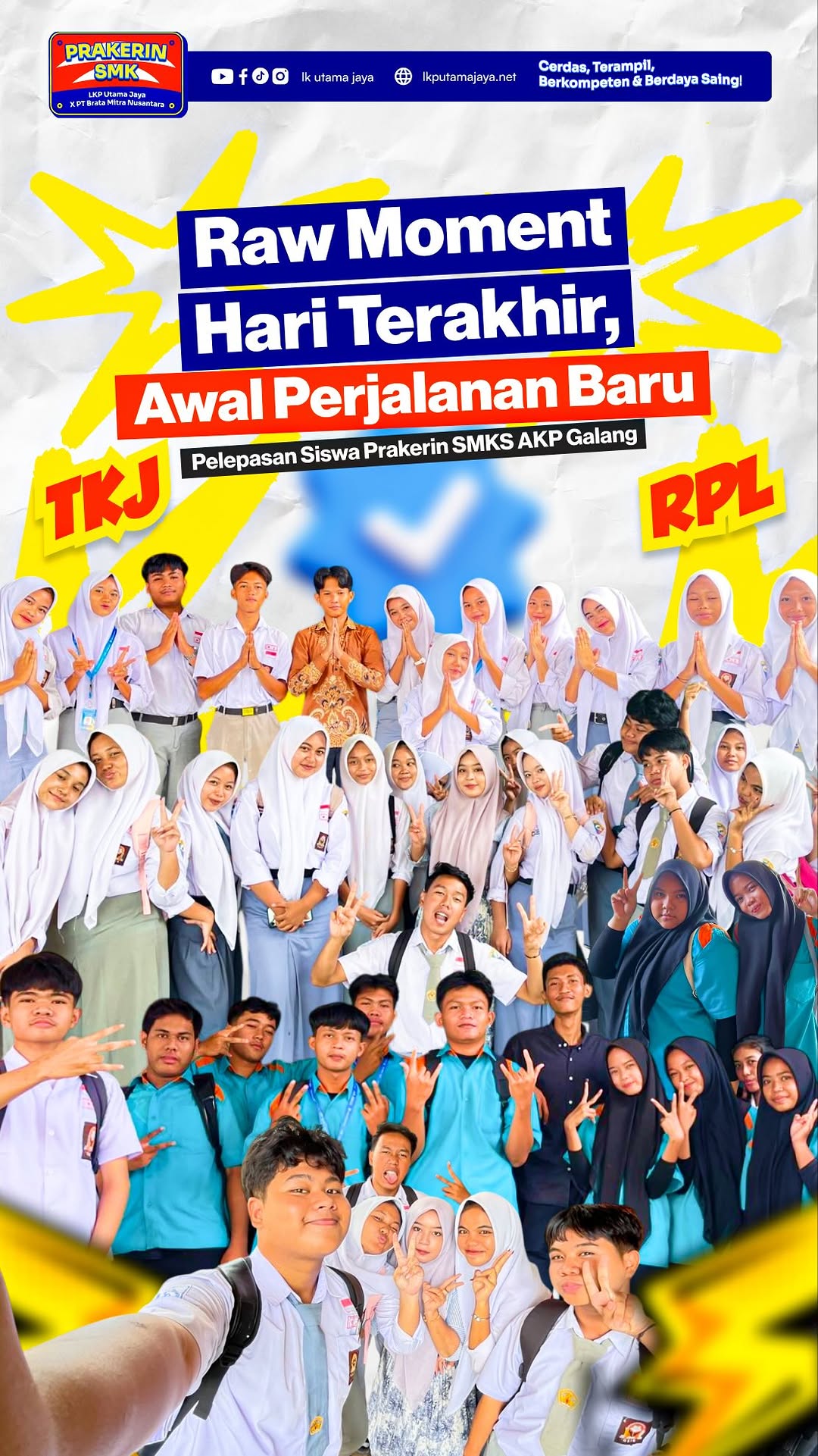 Pelepasan Peserta Prakerin SMK Swasta AKP Galang: Awal Perjalanan Baru